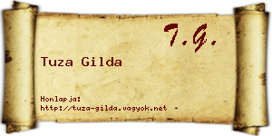 Tuza Gilda névjegykártya